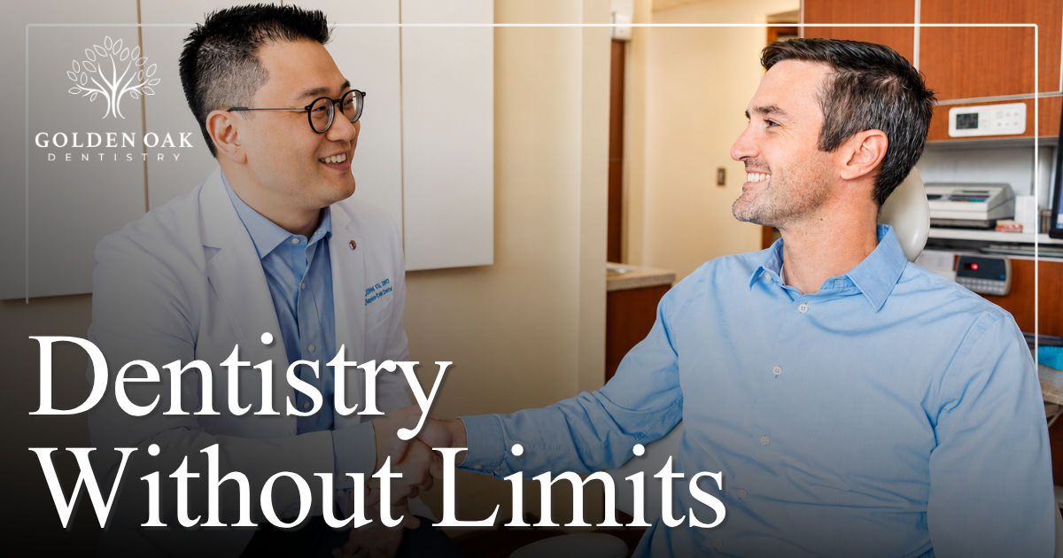 Dentistry Without Limits Doctor smiling with patient